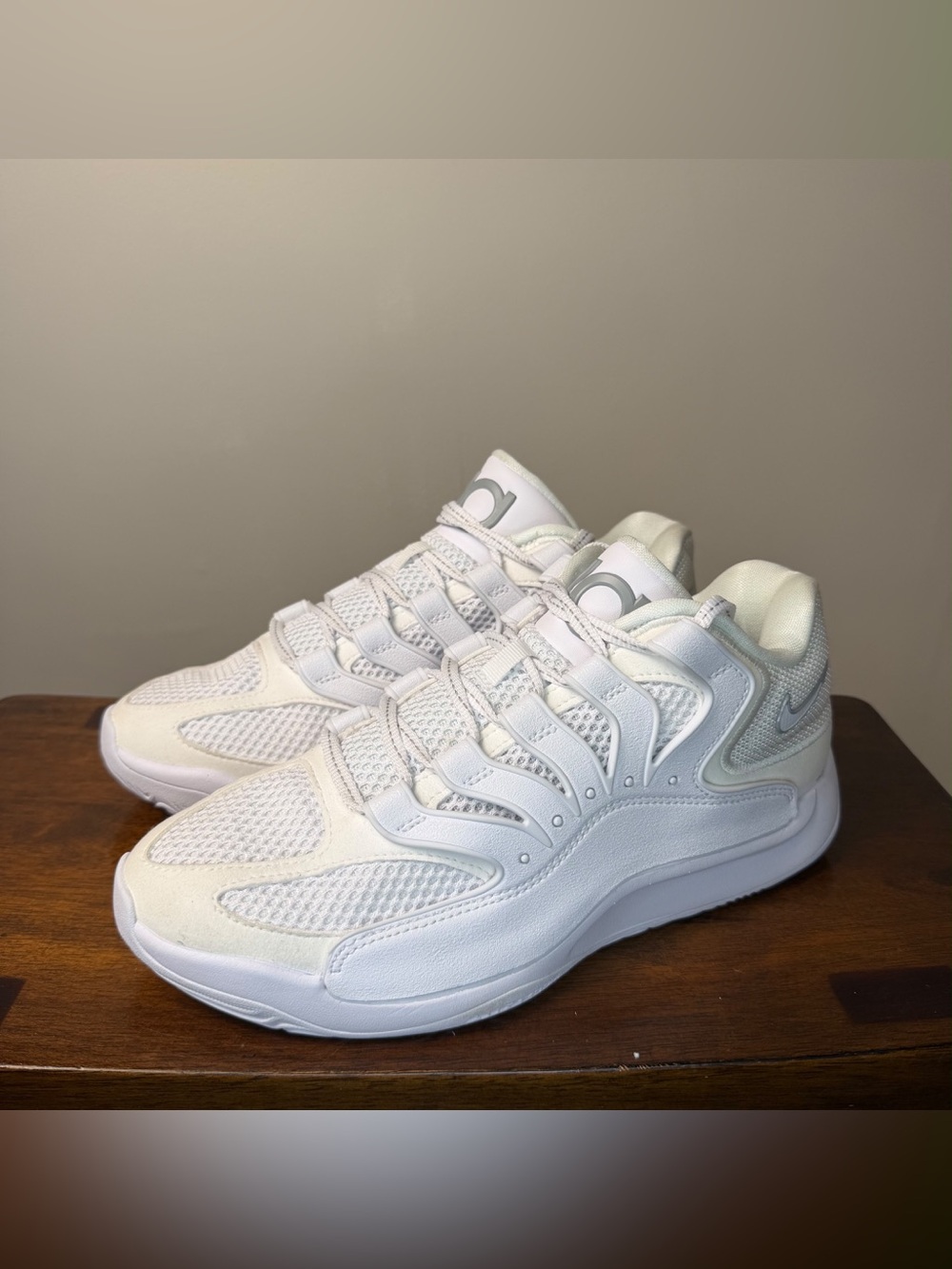 Nike KD 18 TB Triple White Men’s Size 7 Basketball Shoes IM0634-105 New